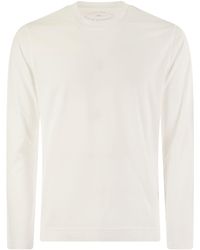 Fedeli - Extreme Long-Sleeved Giza Cotton T-Shirt - Lyst