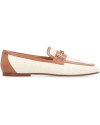 Tod's - Fabric Loafers - Lyst