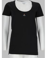 Vivienne Westwood - Lollo Logo T-Shirt Cotton T-Shirts And Polos - Lyst