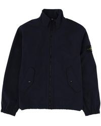 Stone Island - Jacket Stiff Collar Polyester Elastane - Lyst