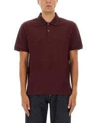 McQueen - Polo Shirt With Logo On The Collar Cotton - Lyst
