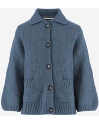 Allude - Cardigan Cashmere And Silk - Lyst