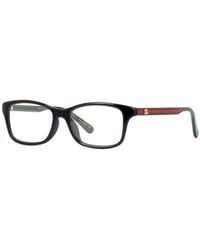 Gucci - Eyeglasses Square Full Rim, Shiny-- Frame And Clear Demo Lenses Lens Gg0720Oa002 - Lyst
