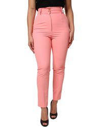 Dolce & Gabbana - Highwaisted Slimfit Pants - Lyst
