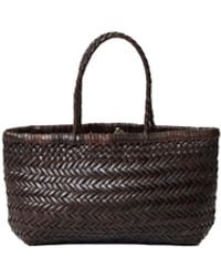 Dragon Diffusion - Handbag Mini Flat Gora Buff Calf Leather Bag - Lyst
