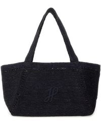 【関税&送料込】Patou Large Trapeze Tote Bag Patou | Large Patou logo trapeze tote in cotton canvas