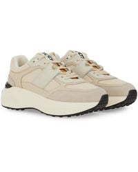 Tod's - Fabric And Suede Sneaker Leather Trainers - Lyst