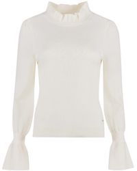 BOSS - Ribbed Cashmere And Wool Sweater - Lyst