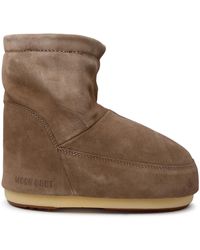 Moon Boot - Low-Top Icon Suede Boots - Lyst