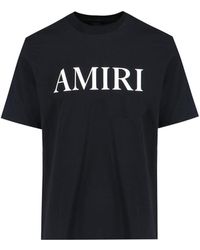 Amiri - Brand-Embellished Crewneck Cotton-Jersey T-Shirt - Lyst