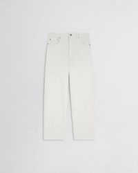 Phoebe Philo - Jean Drop Blanc Craie - Lyst