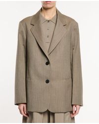 Studio Nicholson - Notched Lapel Tailored Blazer Jacket - Lyst