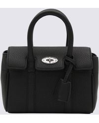 Mulberry - Leather Mini Bayswater Heavy Top Handle Bag - Lyst