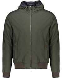 Moorer - Oniro-Stp Hooded Padded Bomber Jacket - Lyst