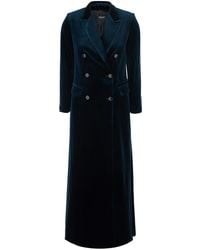 Le Plain - Jacket Double-Breasted Velvet Coat - Lyst