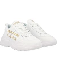 Versace Jeans Couture - Sneakers With Logo Leather Trainers - Lyst