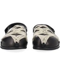 Rick Owens - Mule Megalace Ram Leather Sandal - Lyst