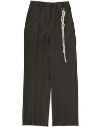 Circus Hotel - Tailored Pants Virgin Wool Trousers - Lyst
