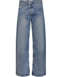 Agolde - Light Denim Arc Criss Cross Jeans - Lyst