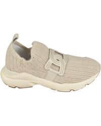 Tod's - Ribbed Knit Sneakers - Lyst