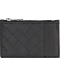 Bottega Veneta - Mini Leather Card Holder - Lyst