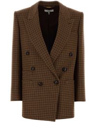 Chloé - Embroidered Wool Blend Blazer - Lyst