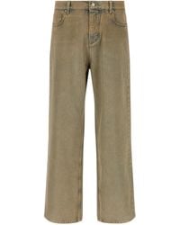 Amiri - Wide Leg Jeans Cotton - Lyst