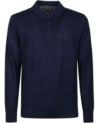Michael Kors - Core Long Sleeve Polo Shirt - Lyst