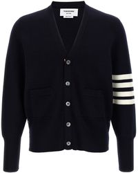 Thom Browne - 4-Bar' Wool Cardigan - Lyst