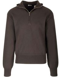 Burberry - Hooded Wool Sweater - Lyst
