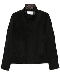 Lardini - High-Neck Zip-Up Jacket - Lyst