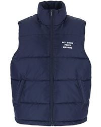 Drole de Monsieur - Vest Tech Fabric Padded & Down Jackets - Lyst