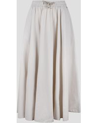 Herno - Stretch Nylon Long Skirt - Lyst