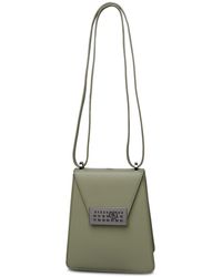 MM6 by Maison Martin Margiela - Green Leather Bag - Lyst
