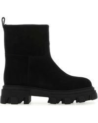 Gia Borghini Ninette Suede Boot in Natural | Lyst Gia Borghini Ninette Suede Boot in Natural | Lyst