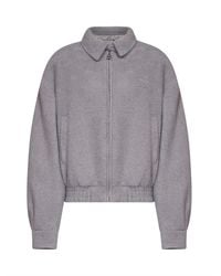 GIUSEPPE DI MORABITO - Light Textured Fabric Bomber Jacket - Lyst