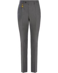 Manuel Ritz - Trousers Made Of Wool Canvas - Lyst