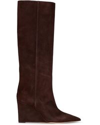 Jimmy Choo - Chocolate Suede Blake 85 Knee-High Boots - Lyst