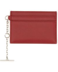 McQueen - Sling Card Holder Leather Wallets & Purses - Lyst
