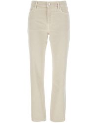 TOTEME - Denim Jeans With Logo Patch Cotton Organic - Lyst
