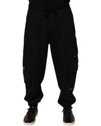Dolce & Gabbana - Cotton Cargo Jogger Sweatpants Pants Elastane - Lyst