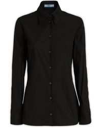 Prada - Long-sleeved Button-up Shirt - Lyst