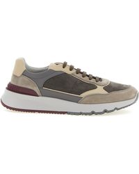 Brunello Cucinelli - Calfskin Athletic Sneakers - Lyst