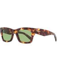 Ferragamo - Bold Rectangular Sunglasses Sf996Scp 214 51Mm Plastic (Acetate) - Lyst