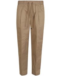 Jacob Cohen - Tailored Cotton Blend Trousers - Lyst