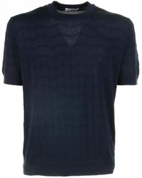 Paolo Pecora - Cotton And Silk T-Shirt - Lyst