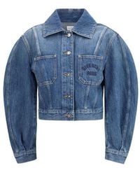 Givenchy - Blue Cotton Denim Jacket - Lyst