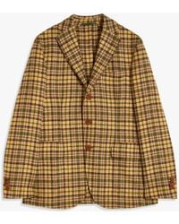 Doppiaa - Aabenzio Single-Breasted Jacket With Flap Pockets - Lyst