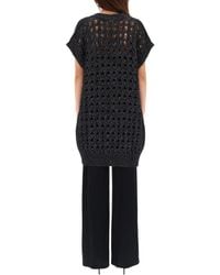 Herno - Vest With Perforated Workmanship - Lyst