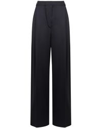 Victoria Beckham - High-Waist Wide-Leg Trousers - Lyst